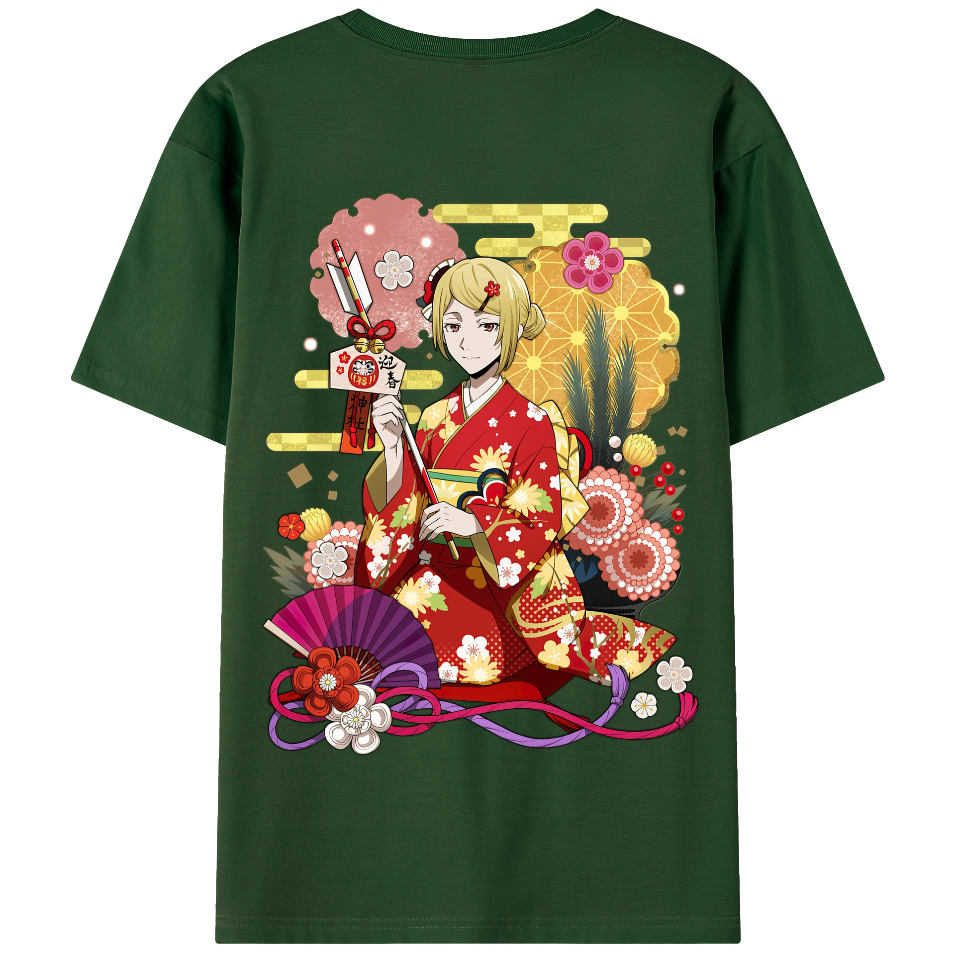 （画像用） 文豪ストレイドッグス Bungo Stray Dogs 綿100％半袖Tシャツ（背面プリント）